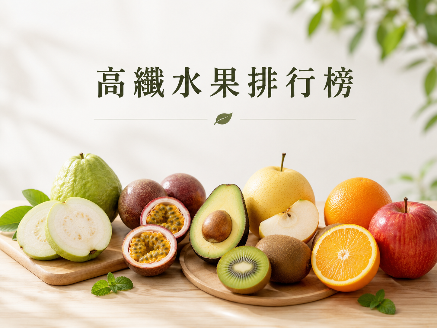 高纖水果排行榜