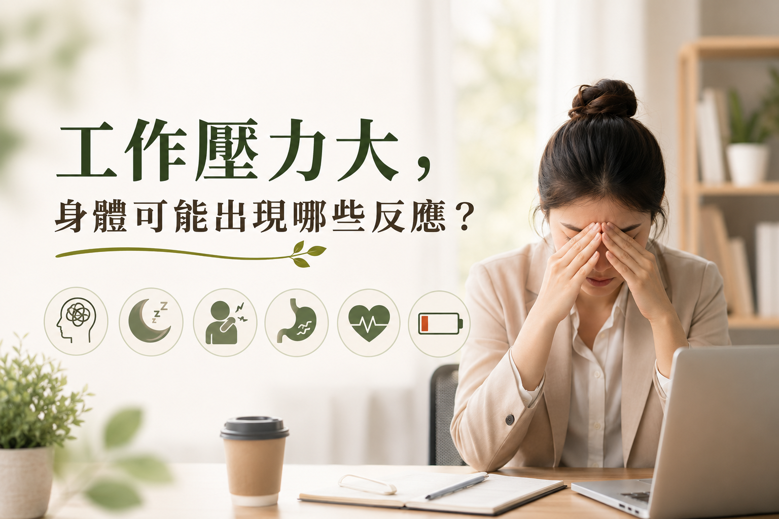 工作壓力大，身體可能出現哪些反應？